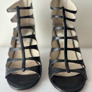 Michael Kors Black Heels with Elegant Strappy Design